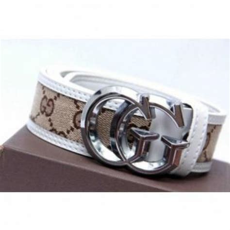 all white gucci belt cheap|white gucci belt women's.